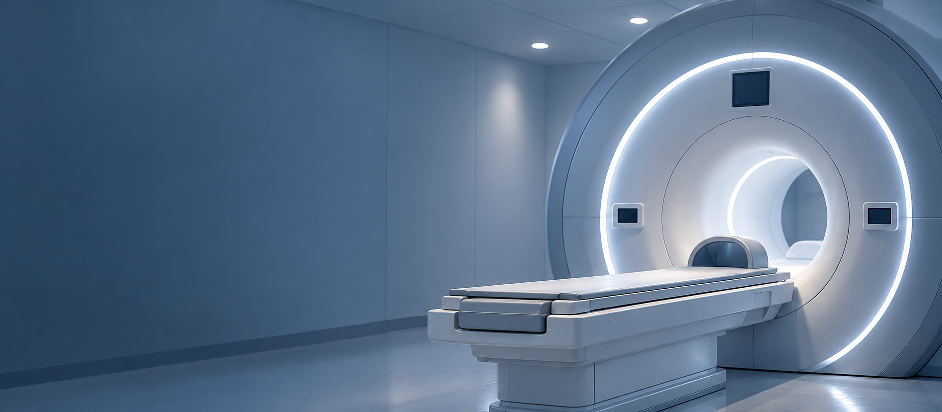 MRI scanner and patient table